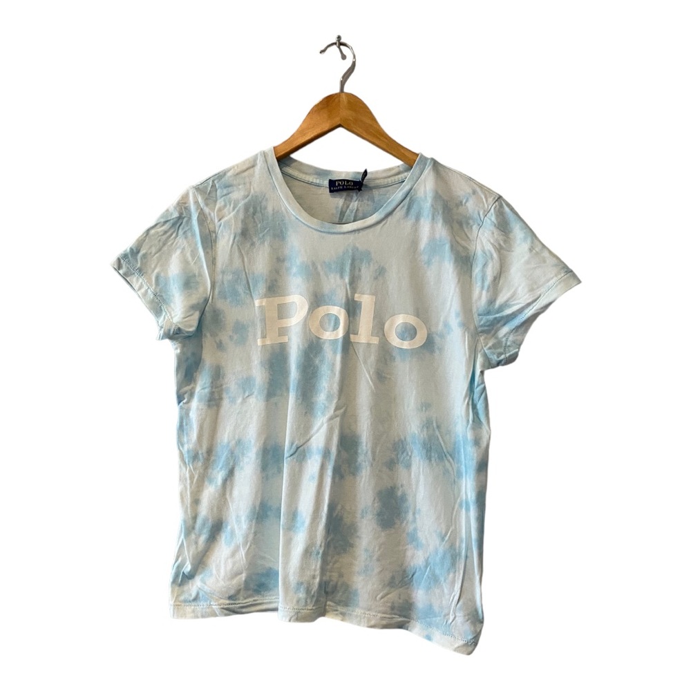 Womens Polo by Ralph Lauren Tee T-Shirt Tie Dye Large 100% Cotton